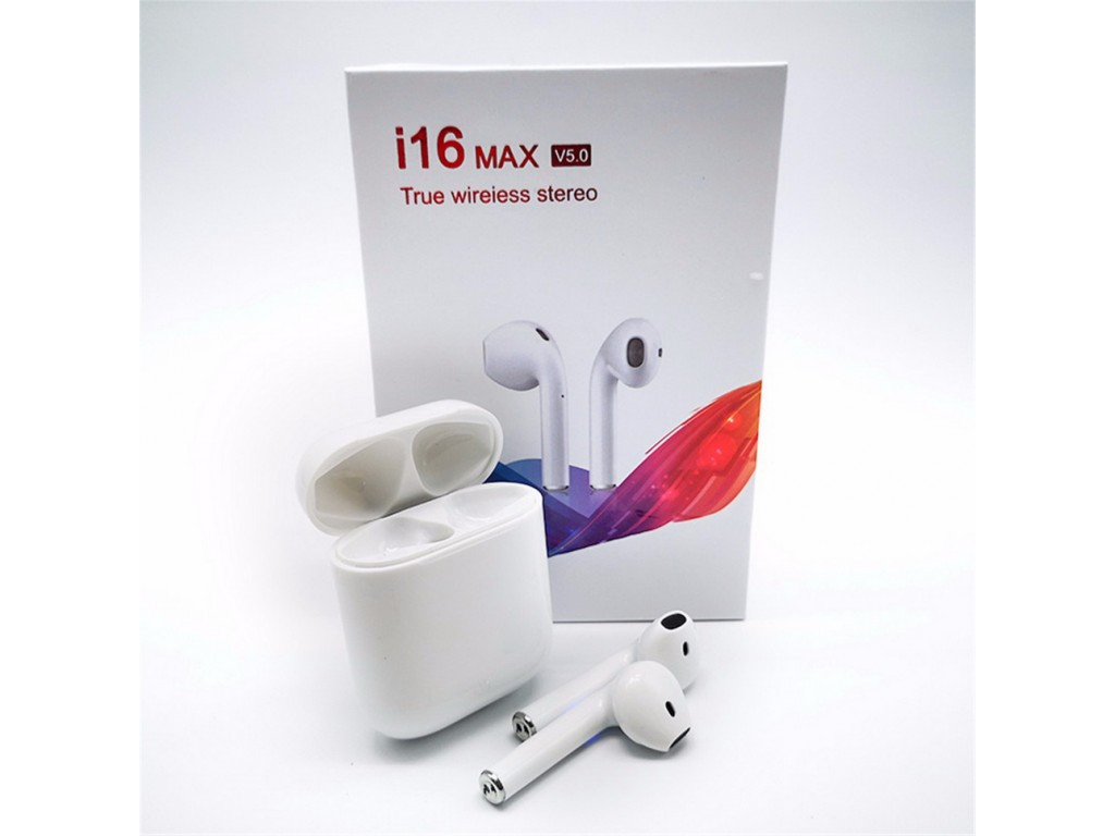 Навушники бездротові Bluetooth TWS i16 MAX