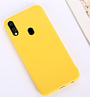 Чохол Original Silicone Case для Samsung Galaxy A60 A606 жовтий (самсунг галаксі а60), фото 4