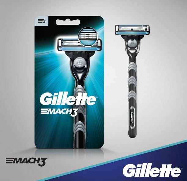 Станок для гоління  Gillette Mach 3 + 1 картридж