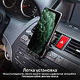 Автотримач для телефону Promate Clutch Black (clutch.black), фото 5