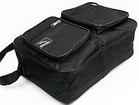 Вместительная мужская сумка черного цвета (2621)