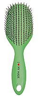 Щітка для волосся Salon Professional 1502 Зелена