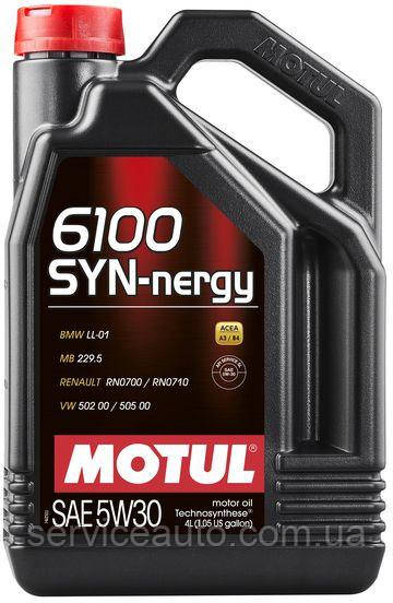 Моторна олива Motul 6100 SYN-NERGY SAE 5W30,4L