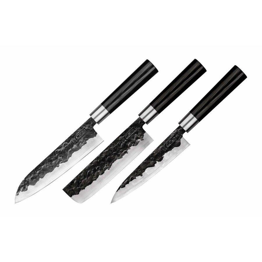 Набір з 3-х кухонних ножів Samura Blacksmith SBL-0220