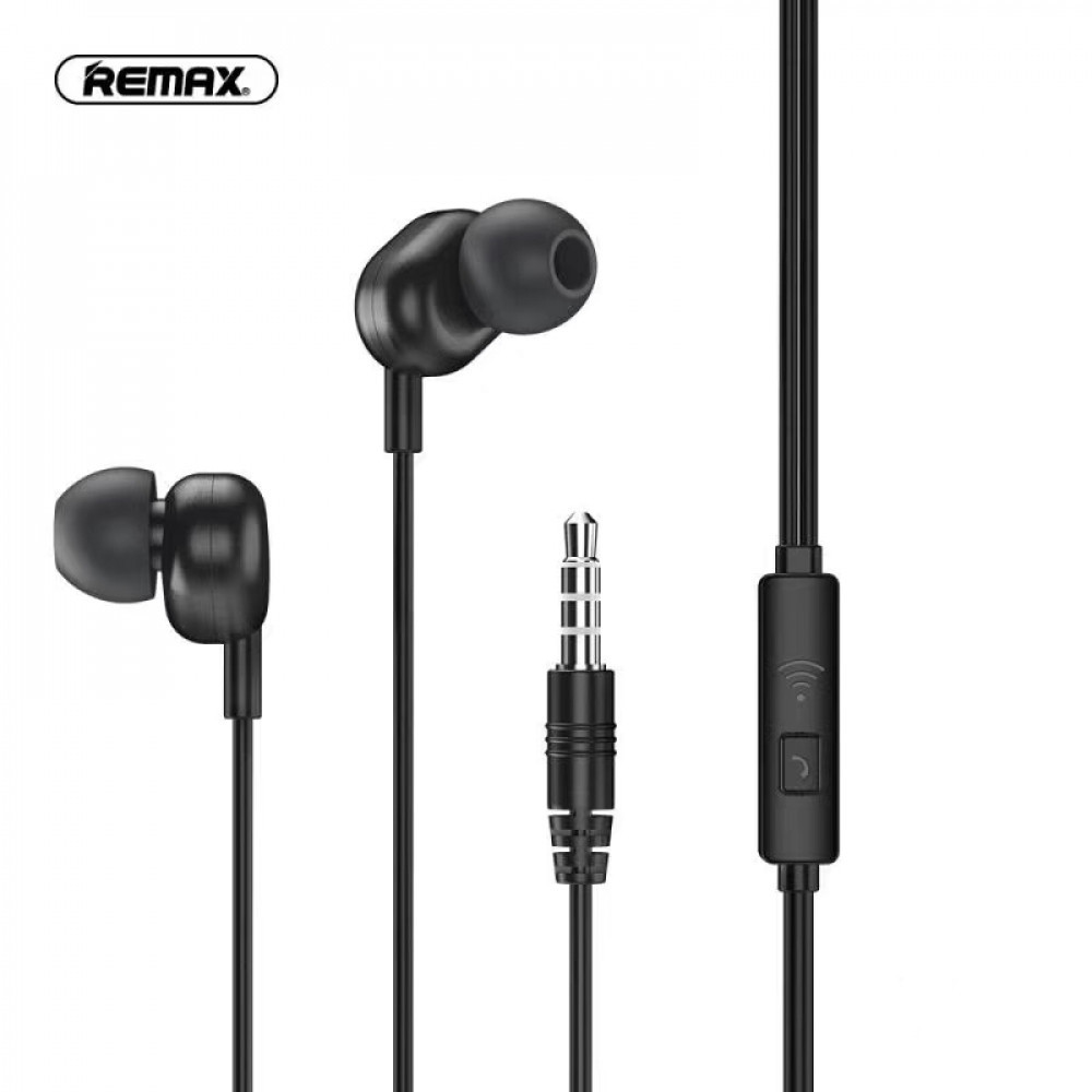 Наушники Remax RM-105 Wired Earphone for Calls and Music Original Black