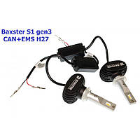 Светодиодные лампы Baxster S1 gen3 H27 6000K CAN+EMS (пара)