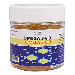 Омега 3-6-9, 500 мг, 100 капсул, Green Pharm Cosmetic