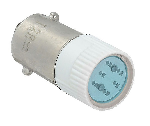Лампа змінна синя LED BA9S AC/DC 12В TNSy5500937