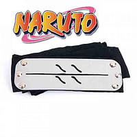 Повязка на голову Наруто со знаком Киригакуре Деревня Скрытого Тумана перечеркнутая/ Naruto