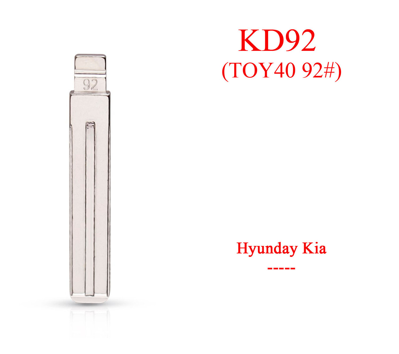 Keydiy жало № 92 (TOY40 92#) Hyundai Kia