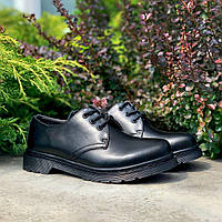 Dr Martens 1461 Mono Black туфли для девушек. Доктор Мартинс женские туфли. 38