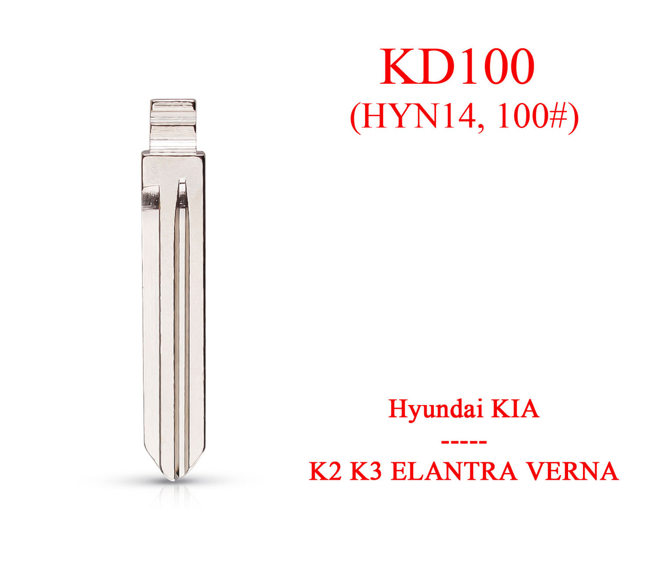 Keydiy жало KD No 100 (HYN14 100#) Hyundai KIA K2 K3 ELANTRA VERNA лезо