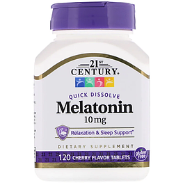 Melatonin 10 мг 21st Century 120 таблеток