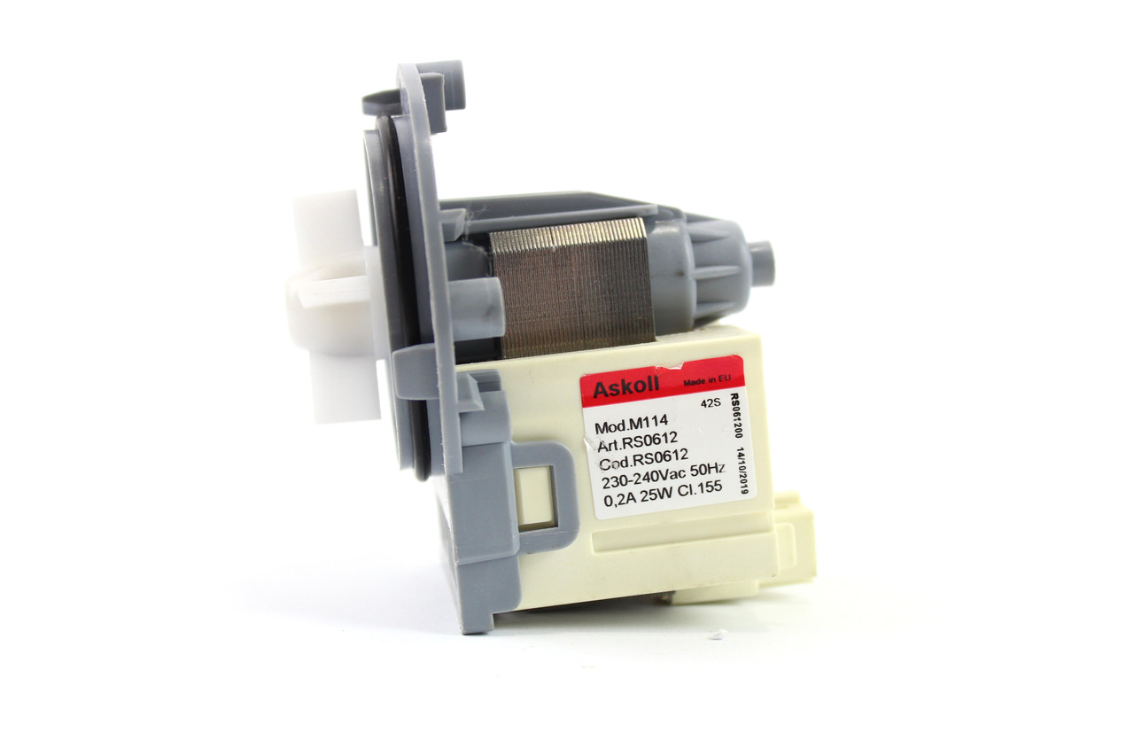 Помпа пральної машини універсальна Askoll Mod M114, 292087 / RS0612, 25W