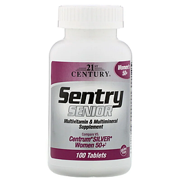 Вітаміни Sentry Senior Multivitamin & Multimineral Supplement Women 50+ 21st Century 100 таблеток