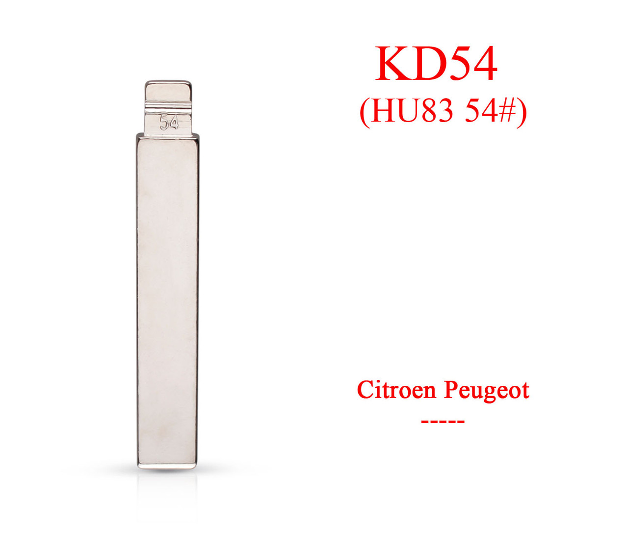 Keydiy жало KD No 54 (HU83 54#) Citroen Peugeot лезо