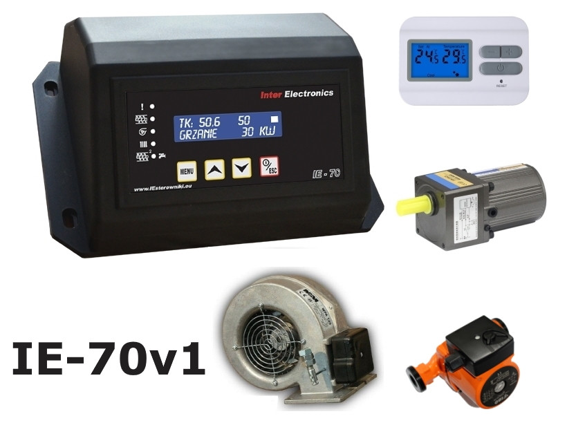 IE-70v1 Автоматика для котла з автоматичною подачею палива
