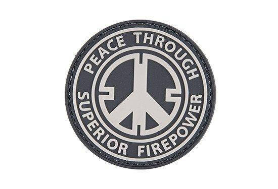Naszywka 3D - Peace Through Superior Firepower [GFC Tactical] (для страйкболу), фото 1