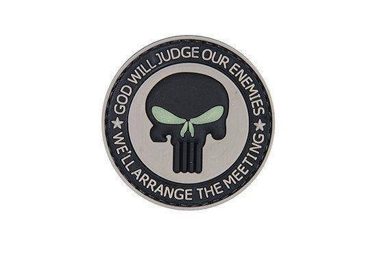 Naszywka 3D - GOD WILL JUDGE OUR ENEMIES [GFC Tactical] (для страйкболу), фото 1