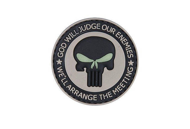 Naszywka 3D - GOD WILL JUDGE OUR ENEMIES [GFC Tactical] (для страйкболу), фото 2