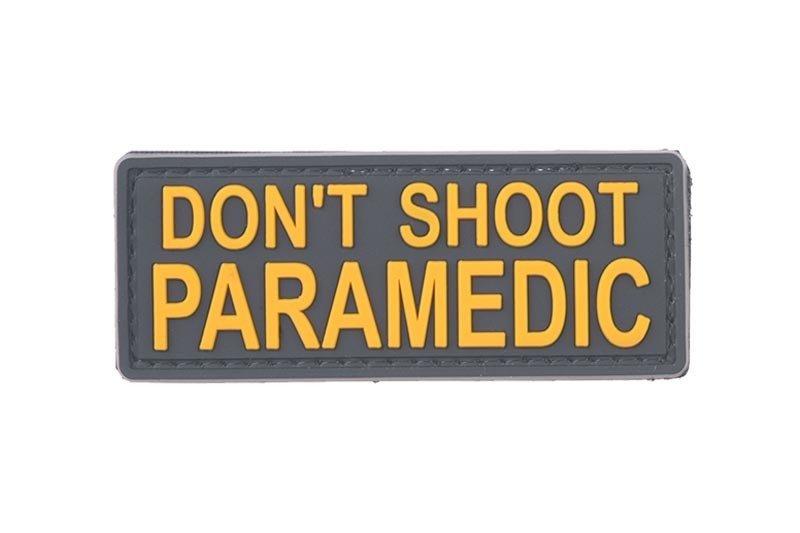 Naszywka 3D - don't SHOOT PARAMEDIC - żółta [GFC Tactical] (для страйкболу)