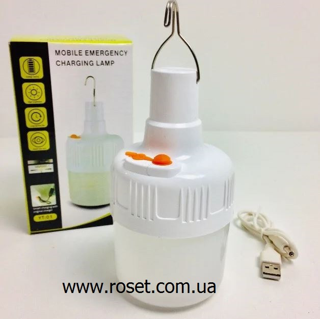 Акумуляторна кемпінговий підвісна лампа світильник BK-1820 LED BULB