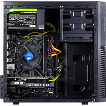 Aerocool CS-105 Tower / Intel Core i3-9100F (4 ядра по 3.6 - 4.2 GHz) / 16 GB DDR4 / 240 GB SSD+1000 GB HDD /, фото 5