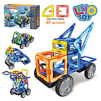 Магнітний конструктор Транспорт Magnistar LT3003 Limo toy 87 деталей, фото 2