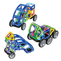 Магнітний конструктор Транспорт Magnistar LT3003 Limo toy 87 деталей, фото 3