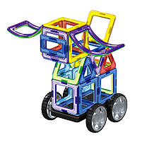 Магнітний конструктор Транспорт Magnistar LT3003 Limo toy 87 деталей, фото 4