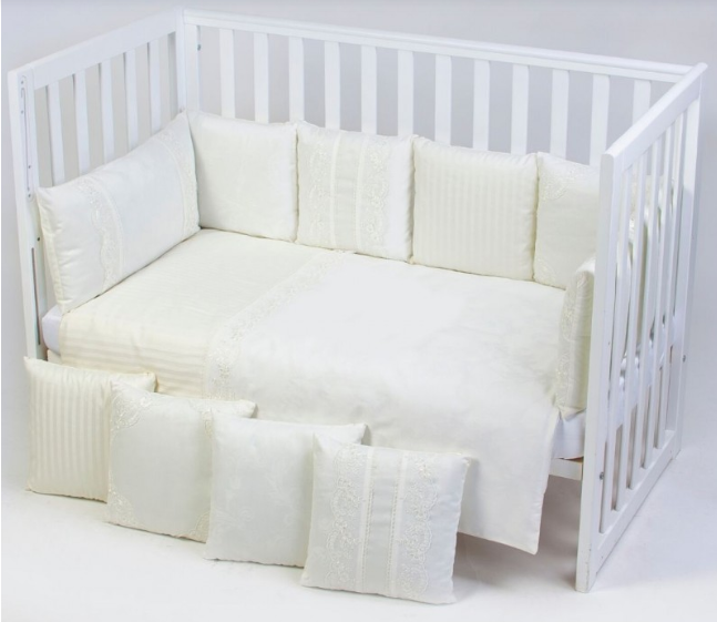 Постільний комплект Верес Ivory Lace 6 одиниць 120х60 см