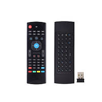 Беспроводная клавиатура, мини пульт (аэро-мышь) для Smart TV, AIR MOUSE MX3, хорошая цена