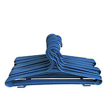 Плічка вішалки для верхнього одягу сині