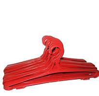 Плічка вішалки для верхнього одягу червоні