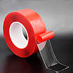 Двостороння клейка стрічка Nano Tape (1мм*3см*3м), фото 2