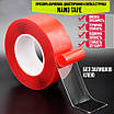 Двостороння клейка стрічка Nano Tape (1мм*3см*3м), фото 3
