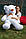 Ведмедик плюшевий Томас білий 150 см, фото 2
