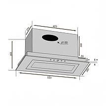 Вытяжка VENTOLUX PUNTO 60 BG (900) TRC FLED, фото 2