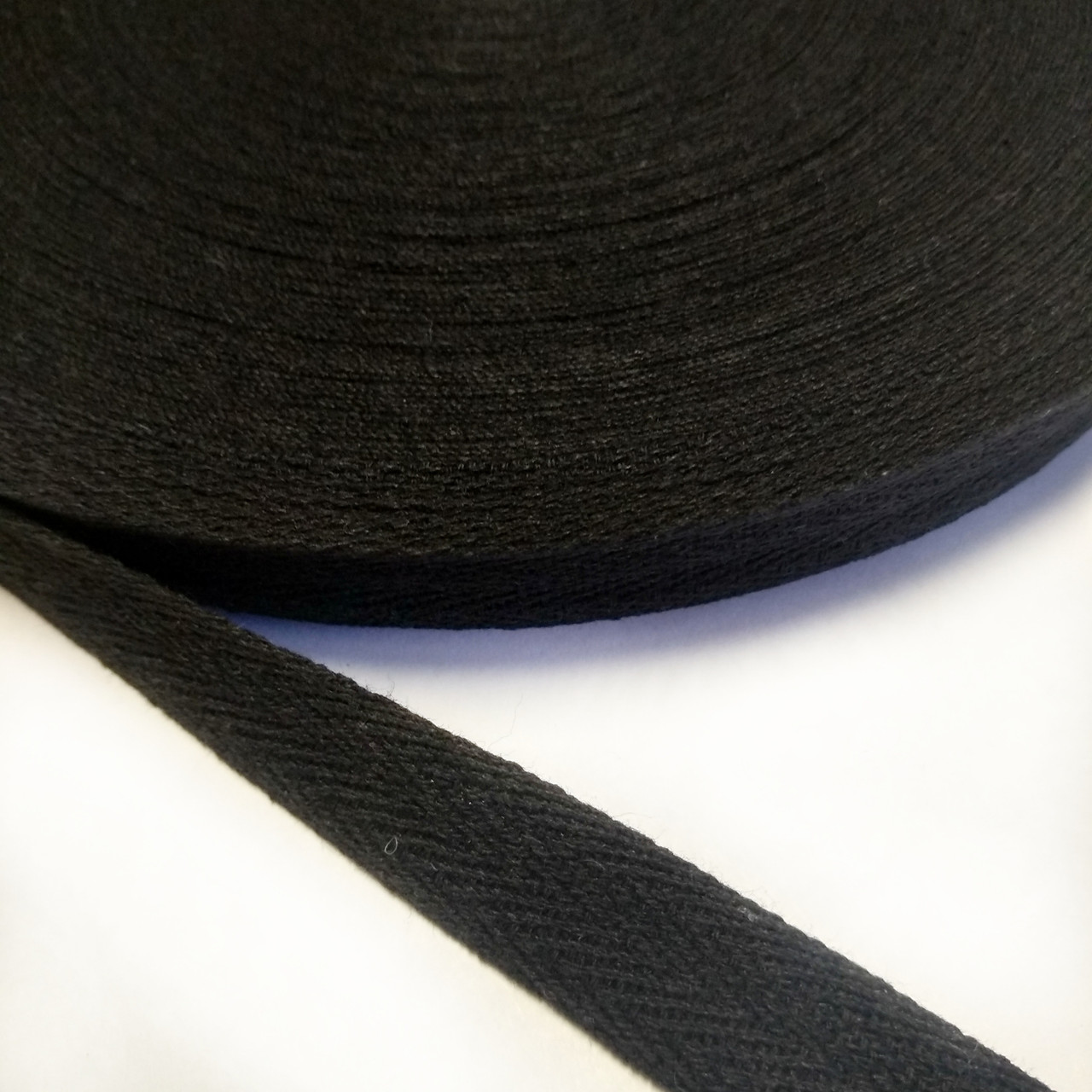 Киперная стрічка хб, 10 мм. чорна.