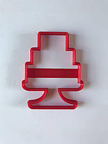 3D-формочки-вирубки для пряників "Торт 7"