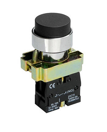 Кнопка XB2-BL21 1NO без підсвічування чорний Ny95500282, фото 1