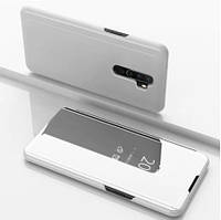Чохол-книжка Mirror для Oppo A9 2020 дзеркальний срібло