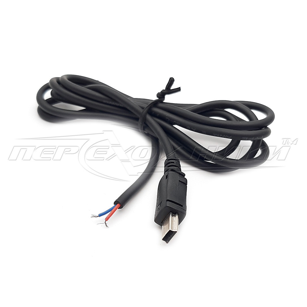 DC кабель живлення mini USB (5 pin), 1.2 м, прямий штекер