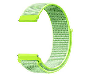 Нейлоновий ремінець Primo для годин Samsung Galaxy Watch 3 45mm (SM-R840) - Lime