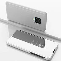 Чохол-книжка Mirror для Xiaomi Redmi Note 9S / Note 9 Pro Дзеркальна срібло