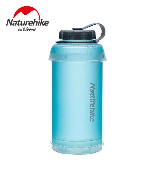 Пляшка складна для води спортивна силіконова Naturehike 750 ml Blue