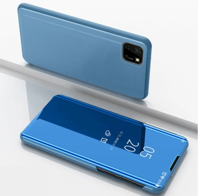 Чохол-книжка Mirror для Huawei Y5P Дзеркальний синій