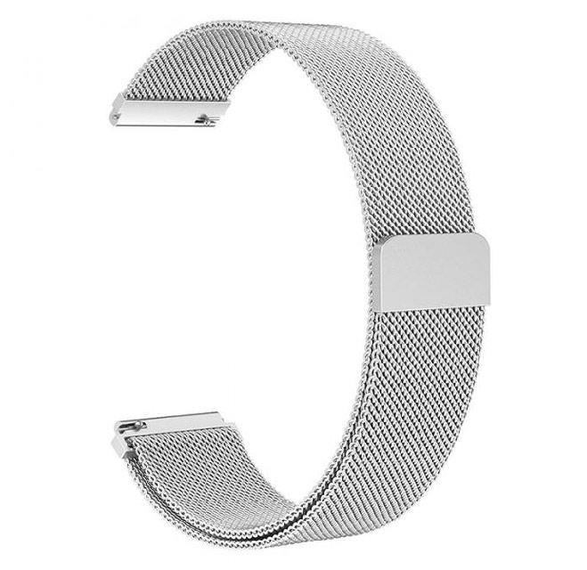 Міланський сітчастий ремінець для годинника Samsung Galaxy Watch 3 45mm (SM-R840) - Silver