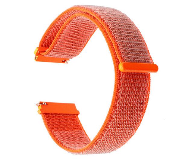 Нейлоновий ремінець для годинника Samsung Galaxy Watch 3 45mm (SM-R840) - Orange