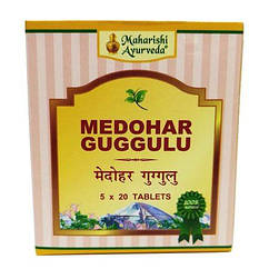 Аюрведичні таблетки для схуднення Медохар Гуггул (Medohar Guggulu, Maharishi Ayurveda), 100 таблеток